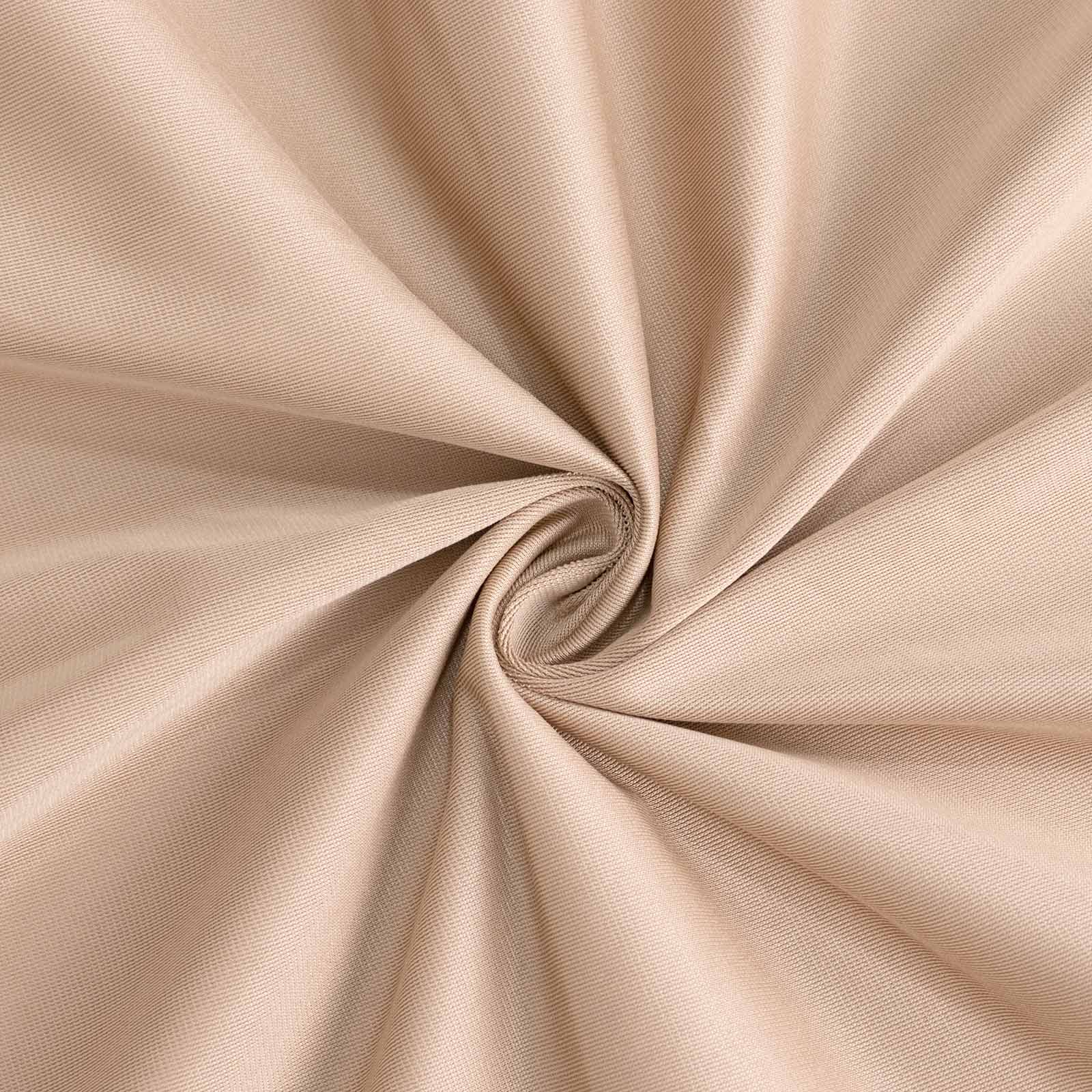 Scuba Rectangular Tablecloth 60"x102" Nude - Wrinkle Free Table Cover - Image 10
