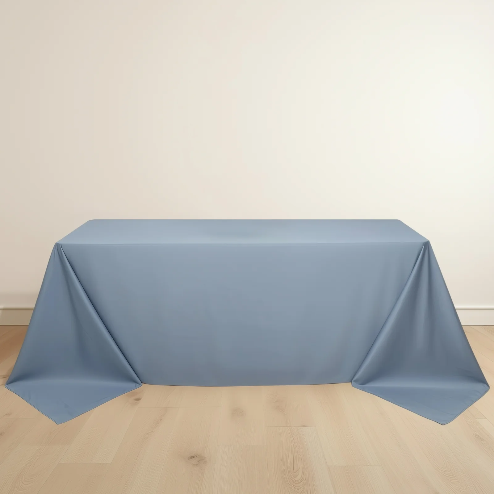 Scuba Rectangular Tablecloth 90"x132" Dusty Blue - Seamless Table Cover