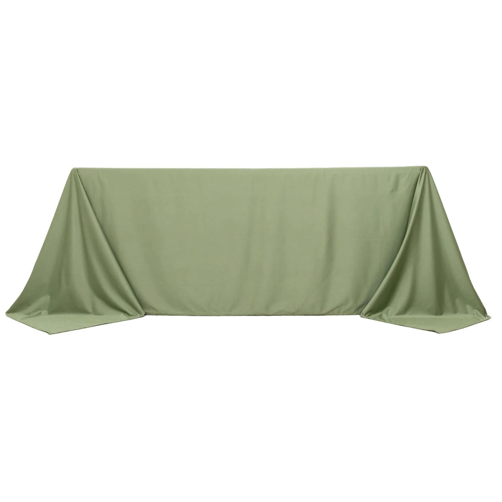 Scuba Rectangular Tablecloth 90"x132" Dusty Sage Green - Seamless Table Cover - Image 14