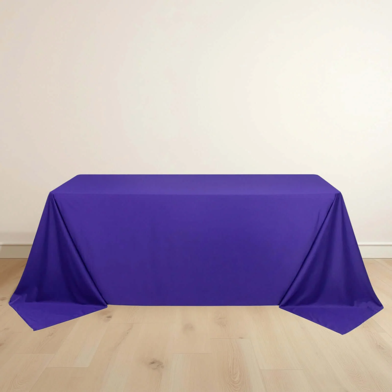 Scuba Rectangular Tablecloth 90"x132" Purple - Seamless Table Cover