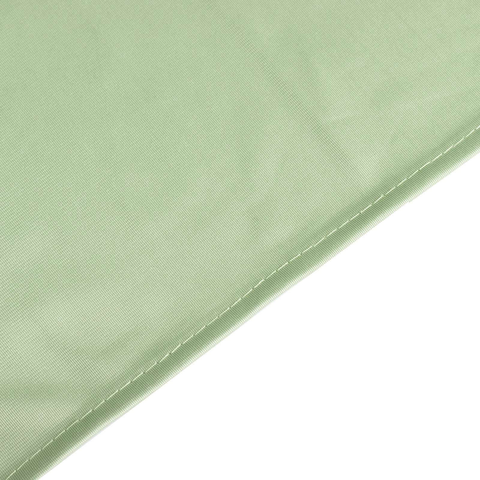 Scuba Rectangular Tablecloth 90"x132" Sage Green - Seamless Table Cover - Image 13