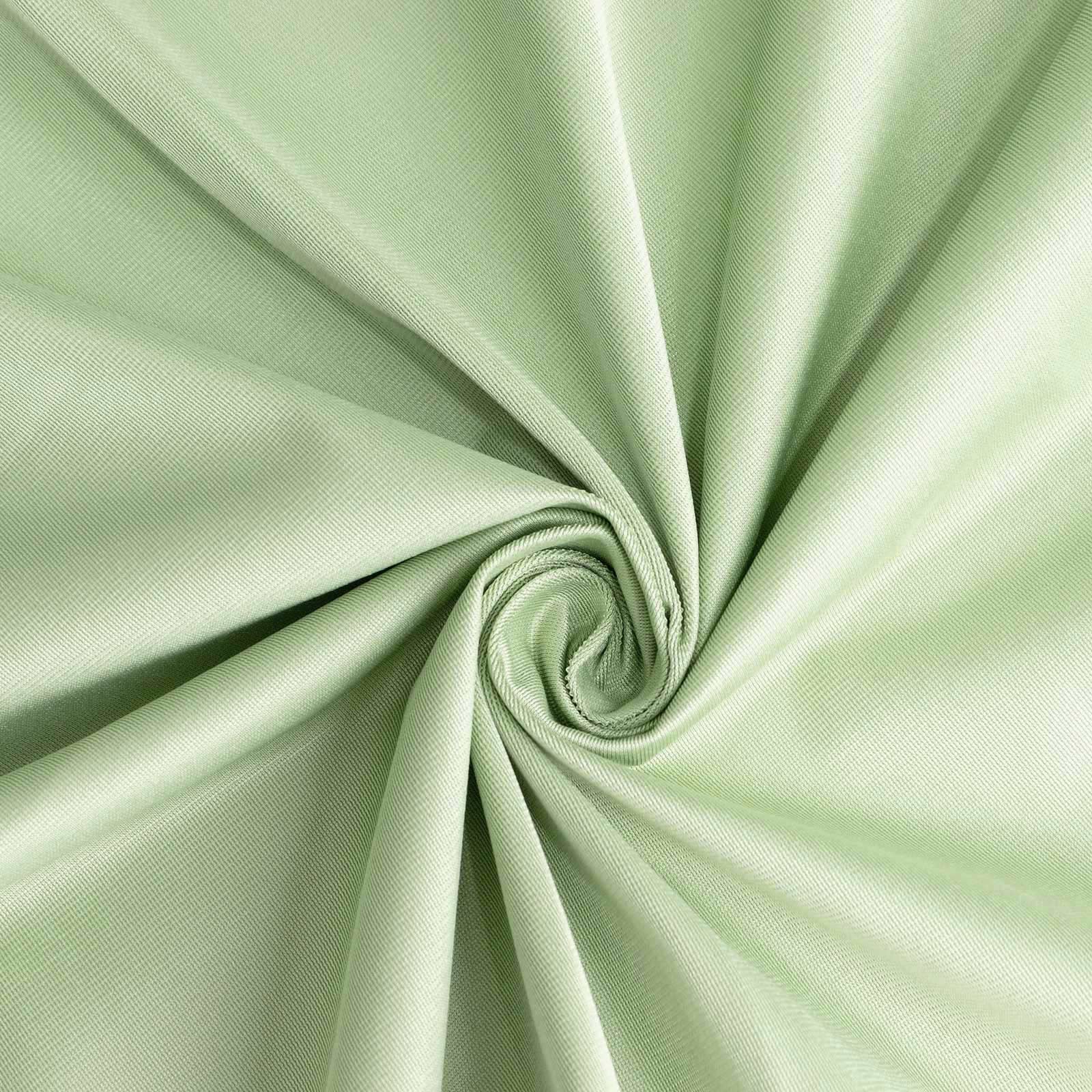 Scuba Rectangular Tablecloth 90"x132" Sage Green - Seamless Table Cover - Image 15