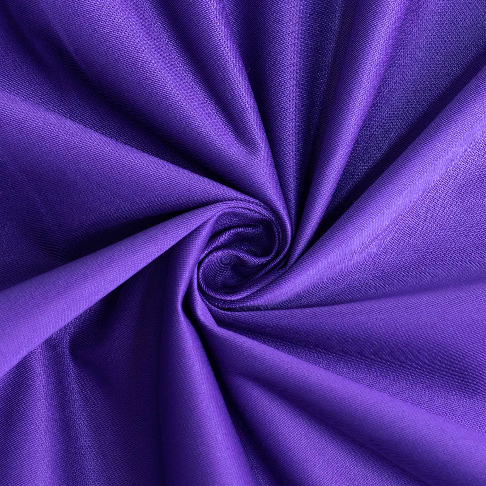 Scuba Rectangular Tablecloth 90"x156" Purple - Seamless & Wrinkle Free Table Cover - Image 8