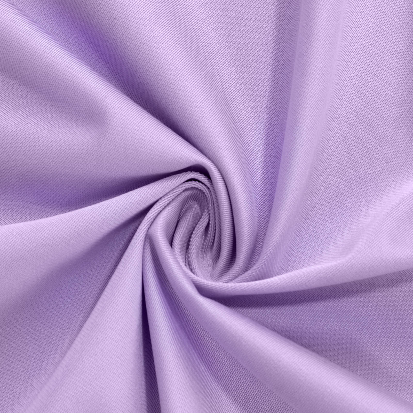 Scuba Round Tablecloth 108" Lavender Lilac - Wrinkle Free Table Cover - Image 8