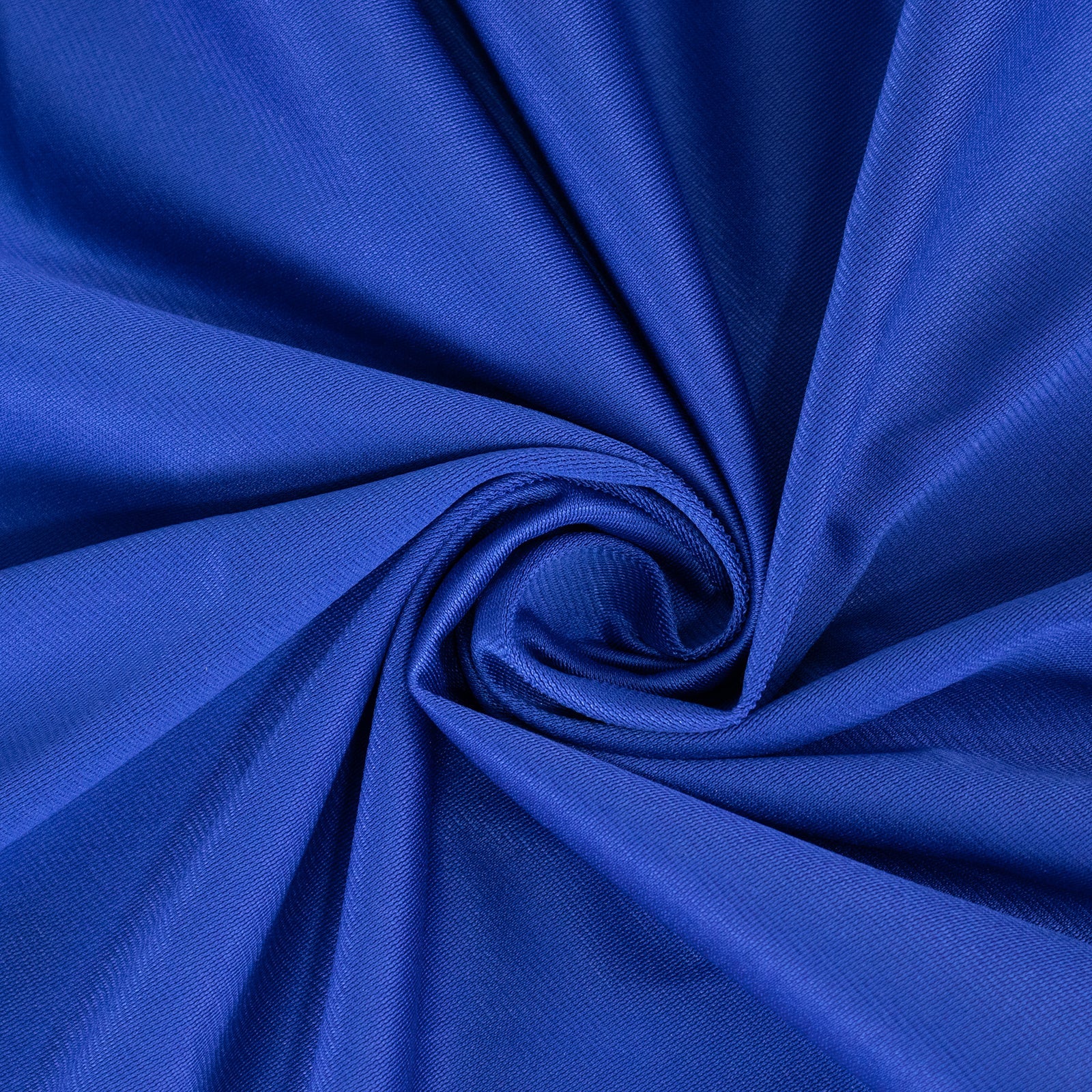Scuba Round Tablecloth 108" Royal Blue - Wrinkle Free Table Cover - Image 8