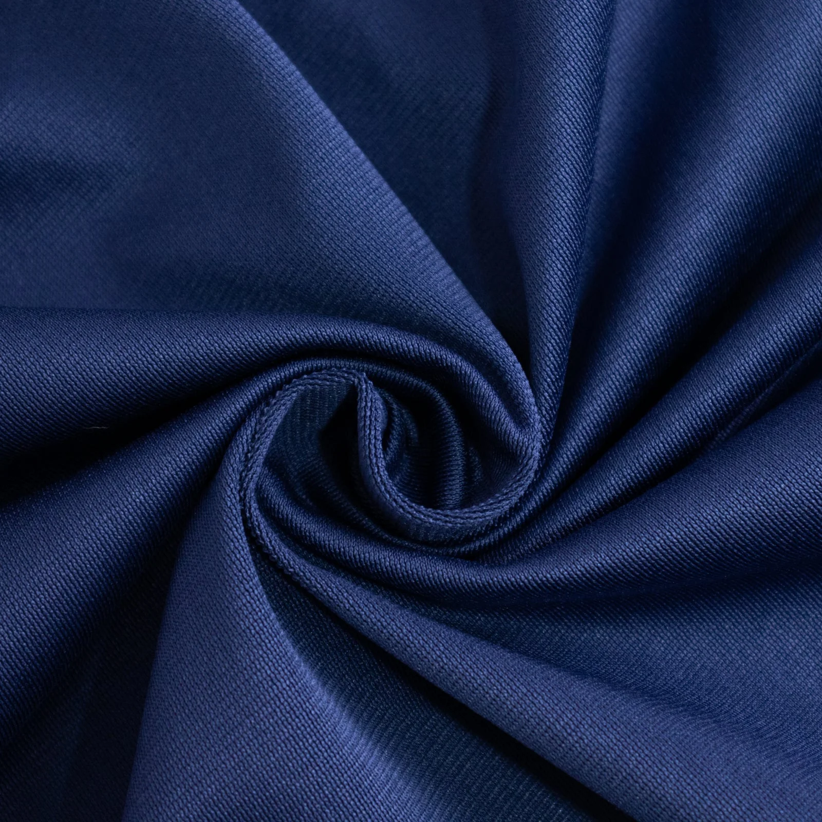 Scuba Round Tablecloth 90" Navy Blue - Wrinkle Free Table Cover - Image 9