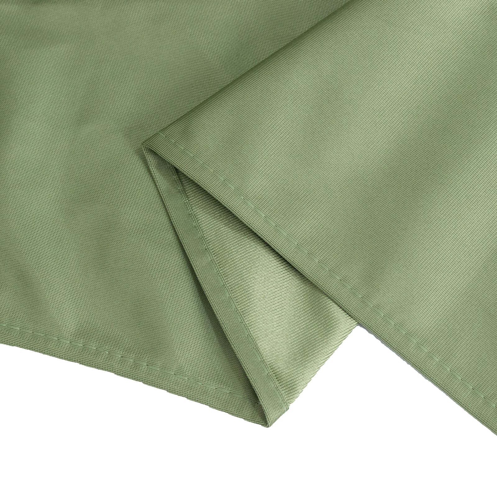 Scuba Square Table Overlay 70"x70" Dusty Sage Green - Wrinkle Free & Stain Resistant Table Topper - Image 8