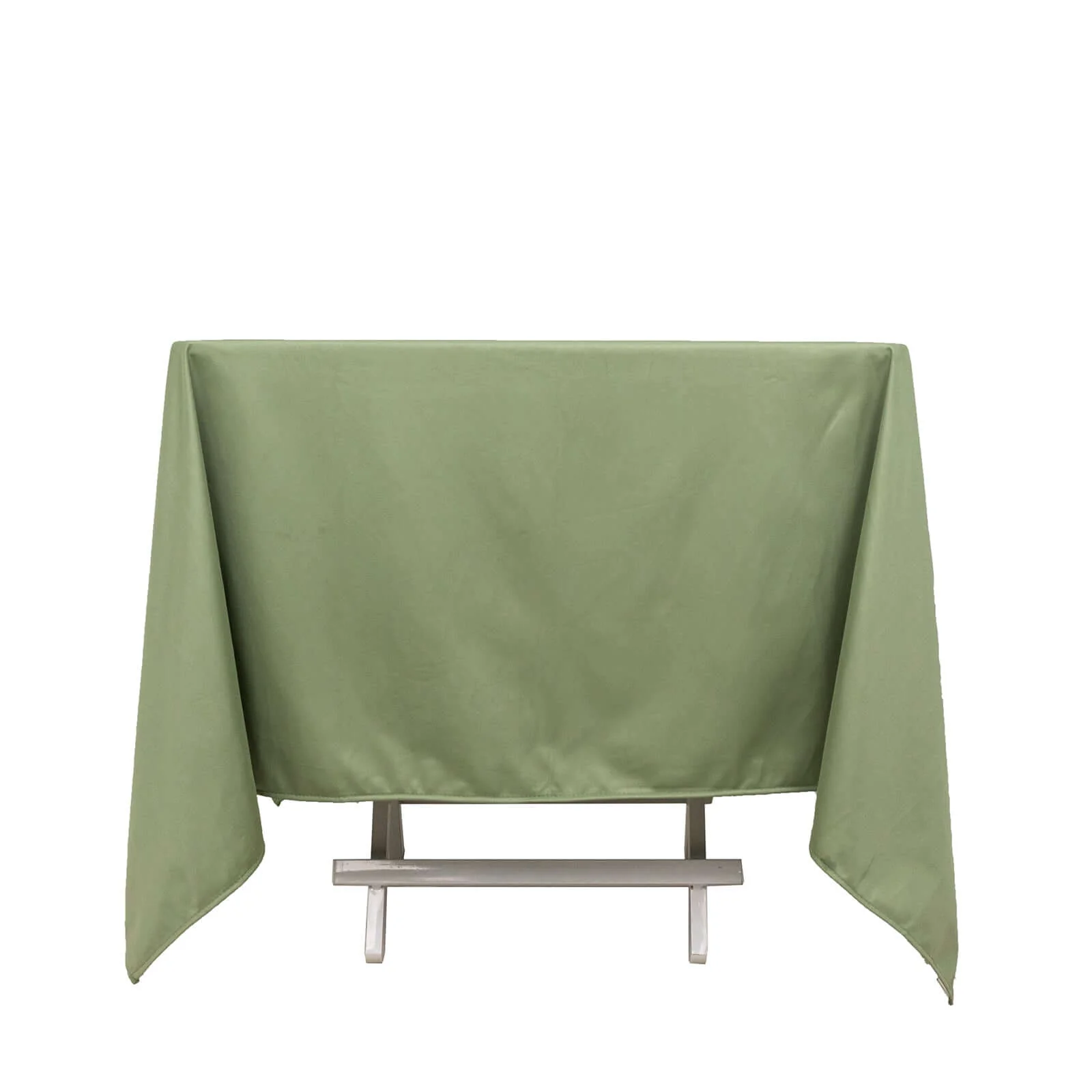 Scuba Square Tablecloth 70"x70" Dusty Sage Green - Wrinkle Free Table Cover - Image 15