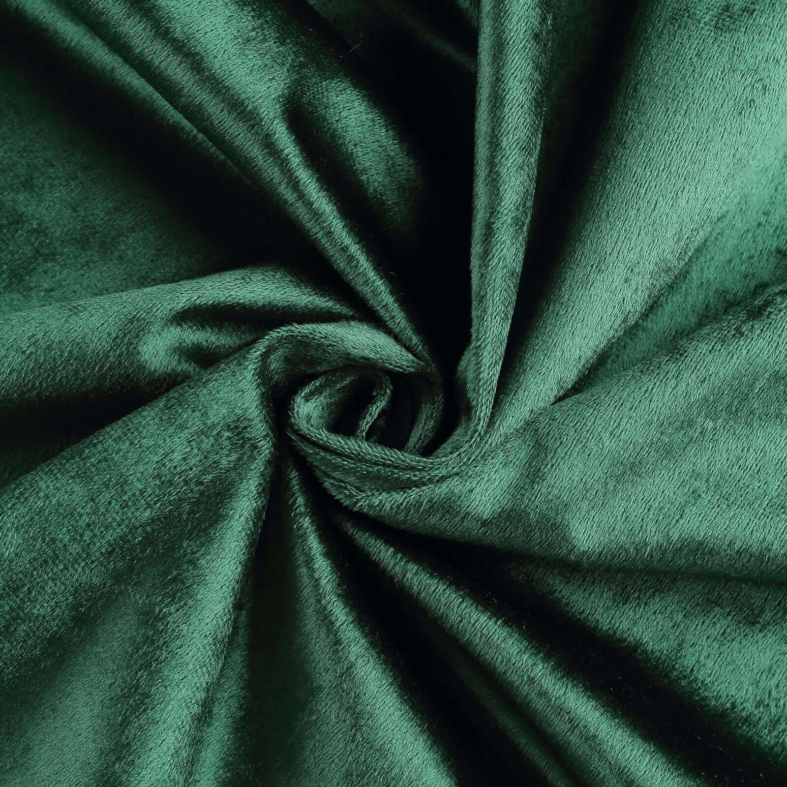 Premium Velvet Rectangle Tablecloth 60"x102" Hunter Emerald Green - Soft Textured Feel Reusable Table Cover - Image 8