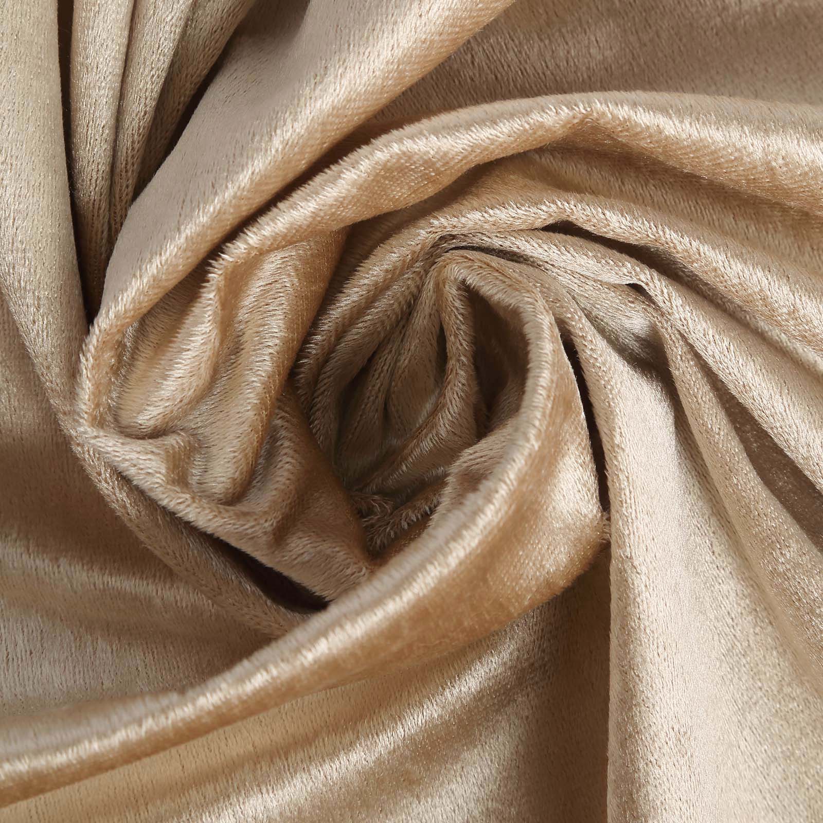Premium Velvet Rectangle Tablecloth 90"x132" Champagne - Soft Textured Feel Reusable Seamless Table Cover - Image 8