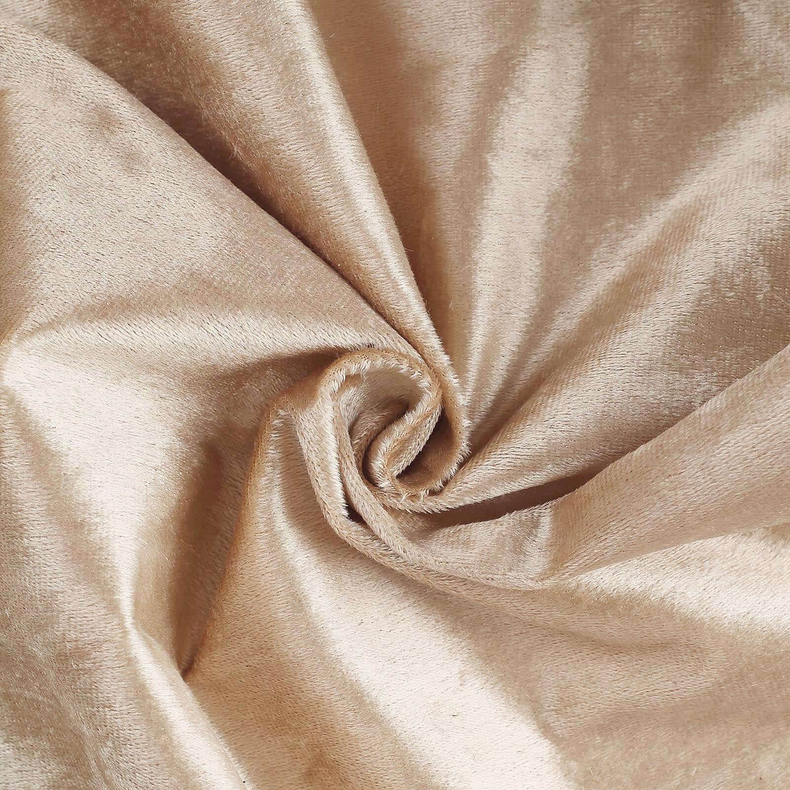 Premium Velvet Rectangle Tablecloth 90"x156" Champagne - Soft Textured Feel Reusable Seamless Table Cover - Image 8