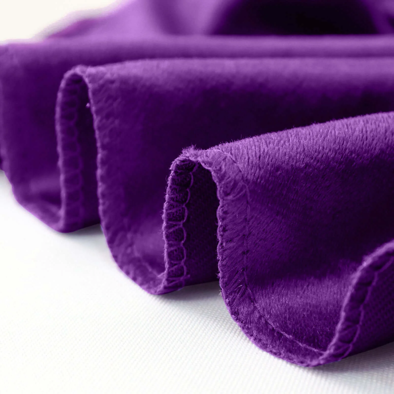 Premium Velvet Table Runner 12"x108" Purple - Sheen Finish Reusable Linen - Image 16