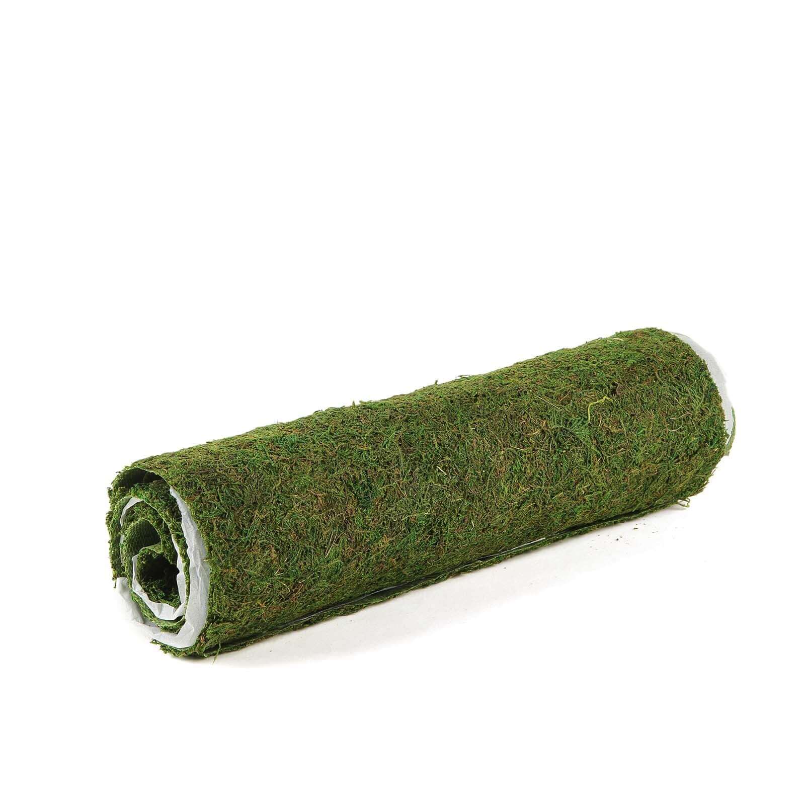 Preserved Moss Table Runner 14"x48" Green with Fishnet Grid Design - Perfect for Rustic Decor - Image 9