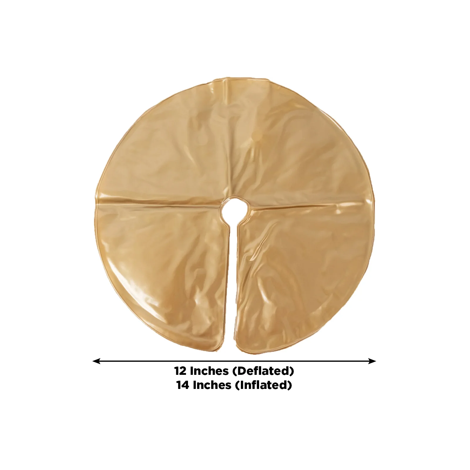 4 Pack Metallic Gold Water Bags – Heavy Duty Reusable PVC Fillable Base Weights for Balloon Columns & Arch Stand Support - 14" - Image 3