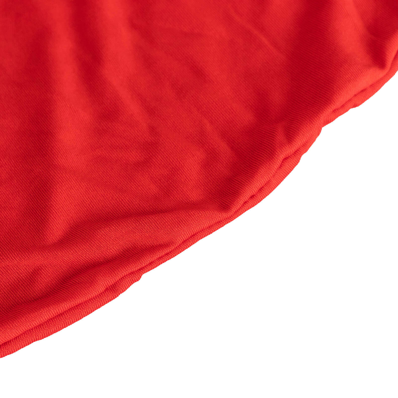 Ruffle Pleated Skirt Banquet Spandex Chair Cover Red - 1-Piece Stretch Fitted Slipcover - Image 11