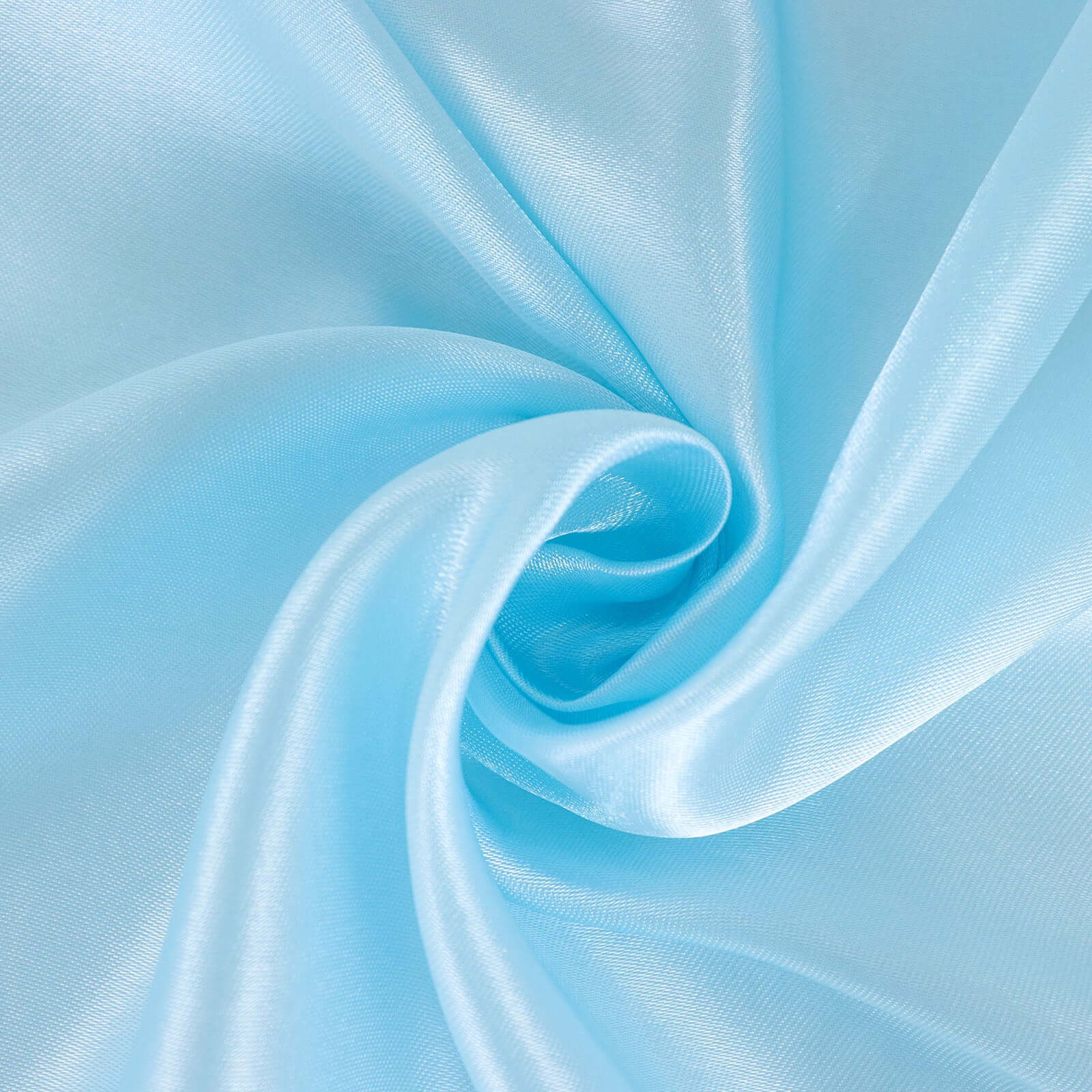 Satin Rectangular Tablecloth 60"x102" Light Blue - Wrinkle-Resistant & Durable Table Cover - Image 8