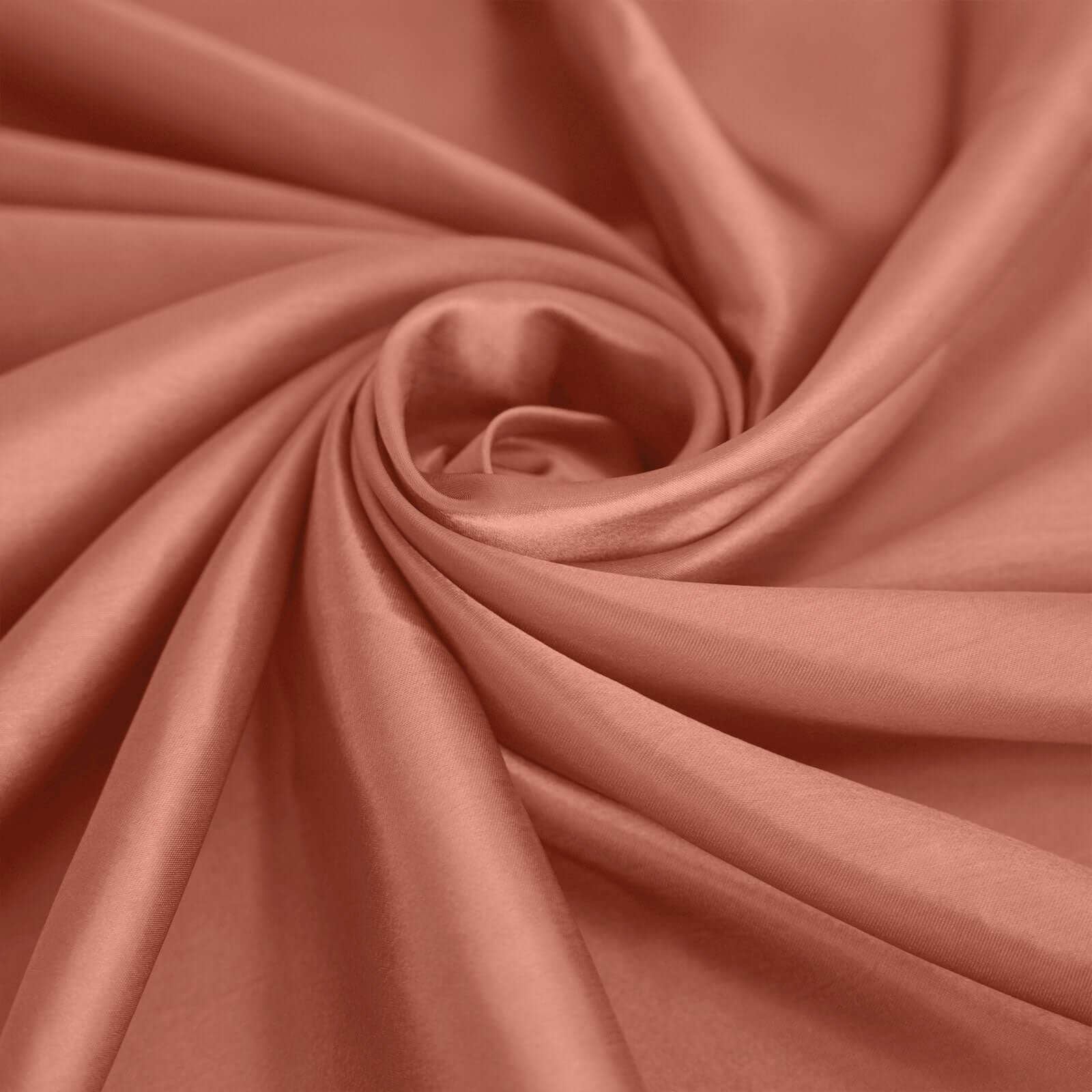 Satin Rectangular Tablecloth 60"x102" Terracotta (Rust) - Wrinkle-Resistant & Durable Table Cover - Image 8