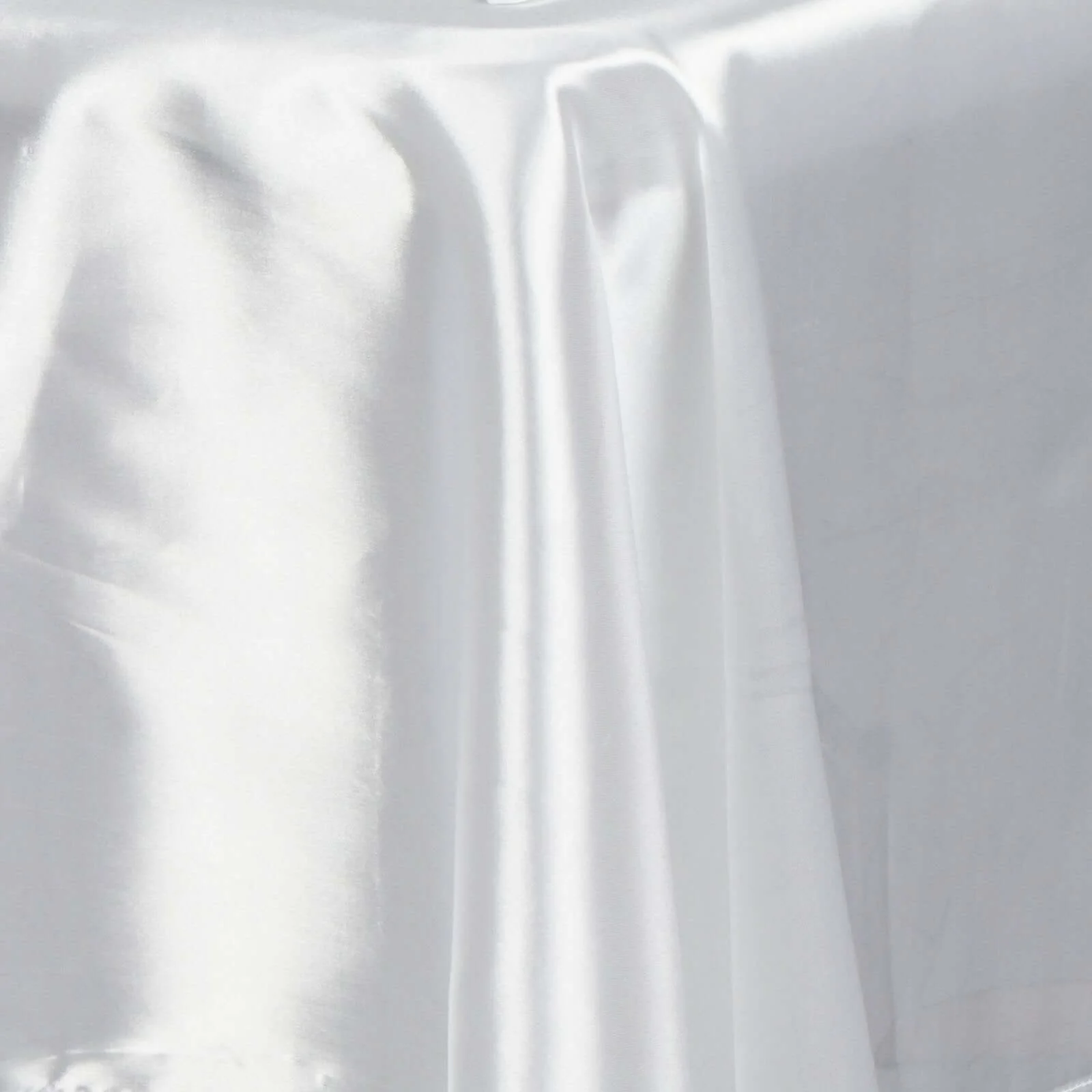 Satin Rectangular Tablecloth 60"x126" White - Wrinkle-Resistant and Durable Table Cover for Chic Weddings & Events - Image 6