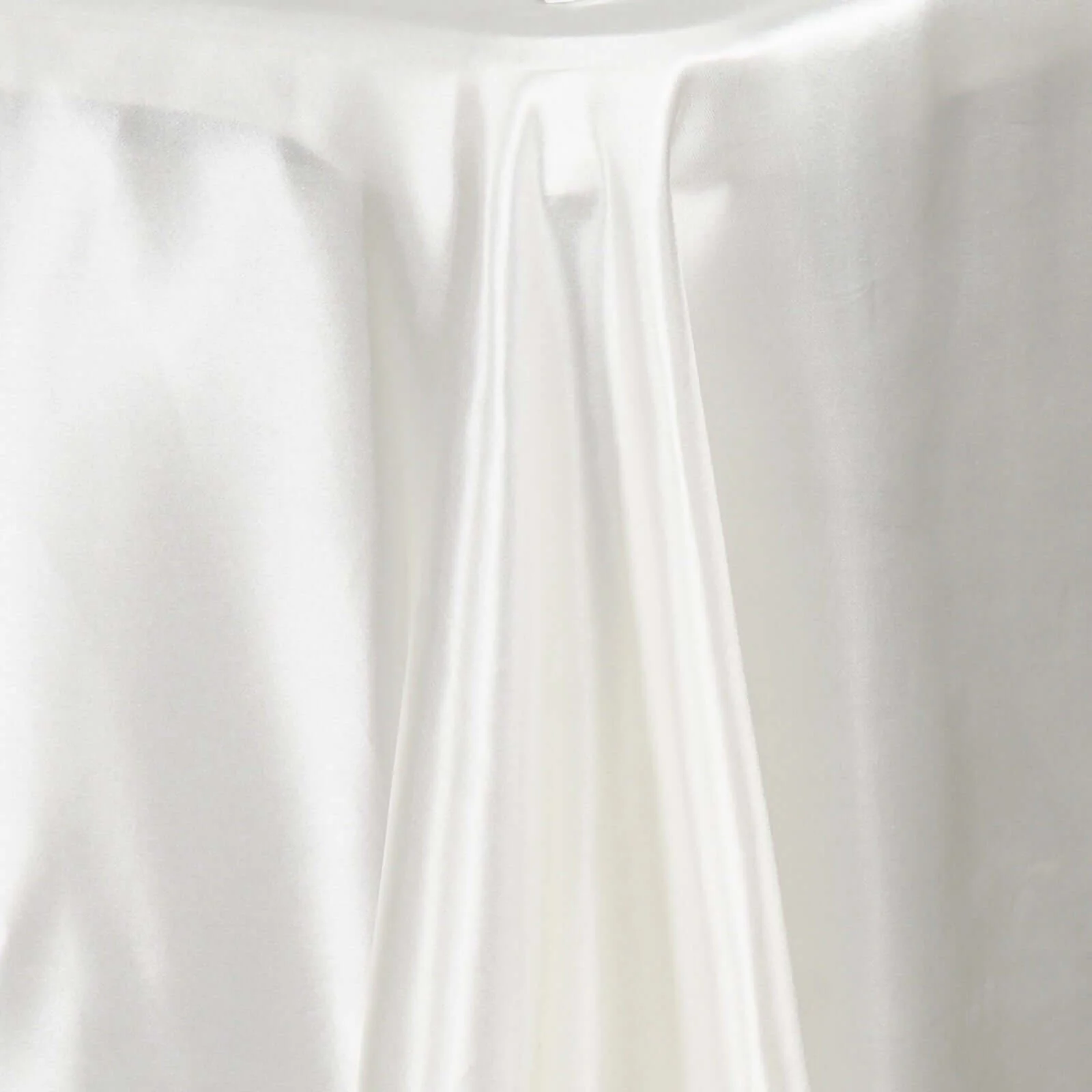 Satin Rectangular Tablecloth 72"x120" Ivory - Silky Smooth Table Covers - Image 3