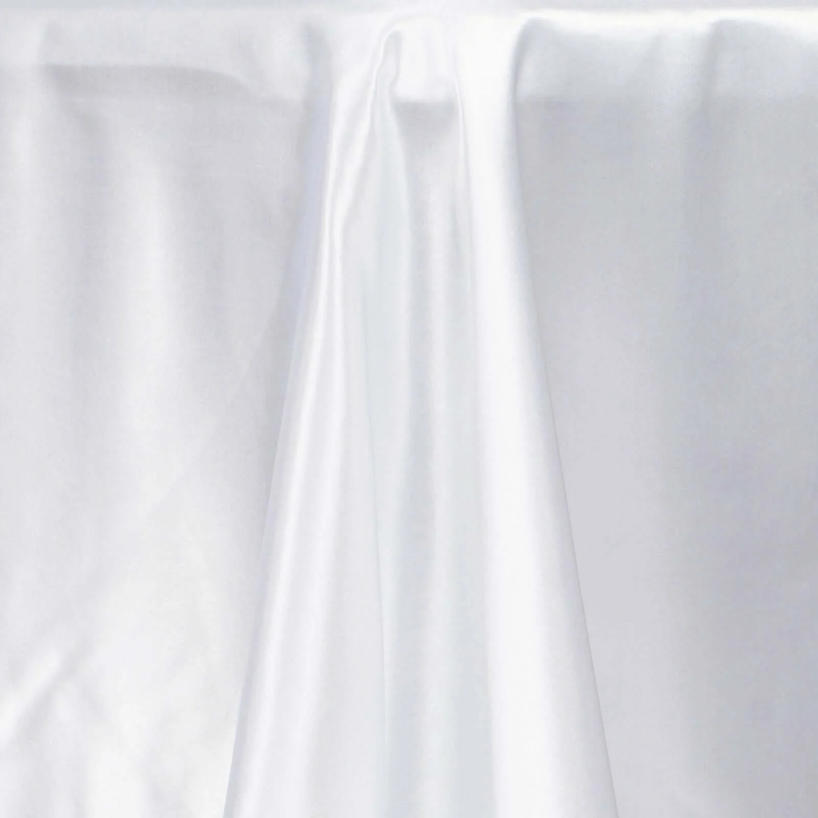 Satin Rectangular Tablecloth 72"x120" White - Graceful Silky Smooth Table Covers for Weddings & Events - Image 7