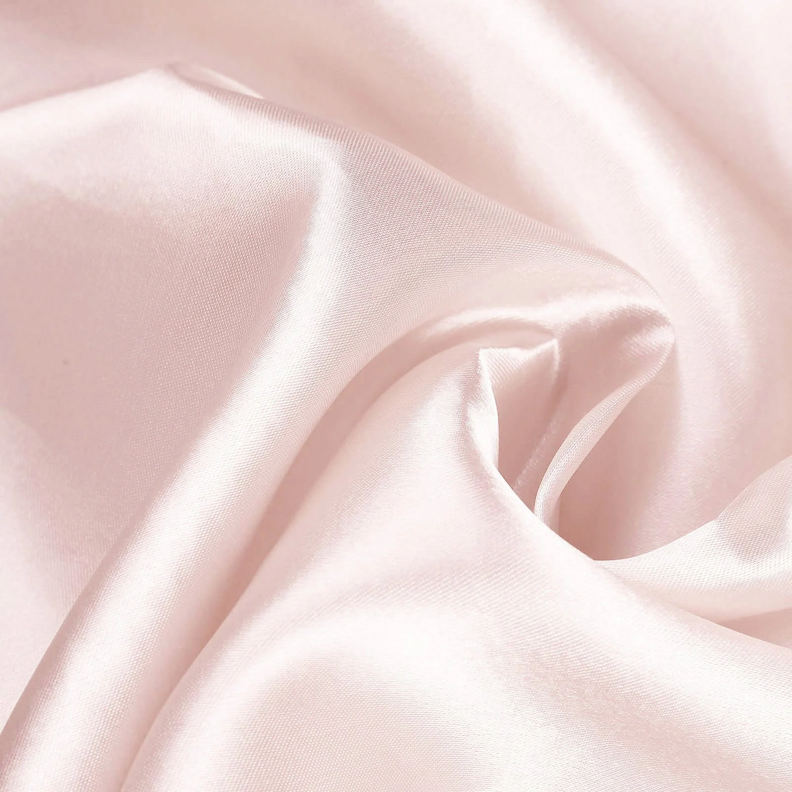 Satin Rectangular Tablecloth 90"x156" Blush - Seamless Table Cover - Image 7