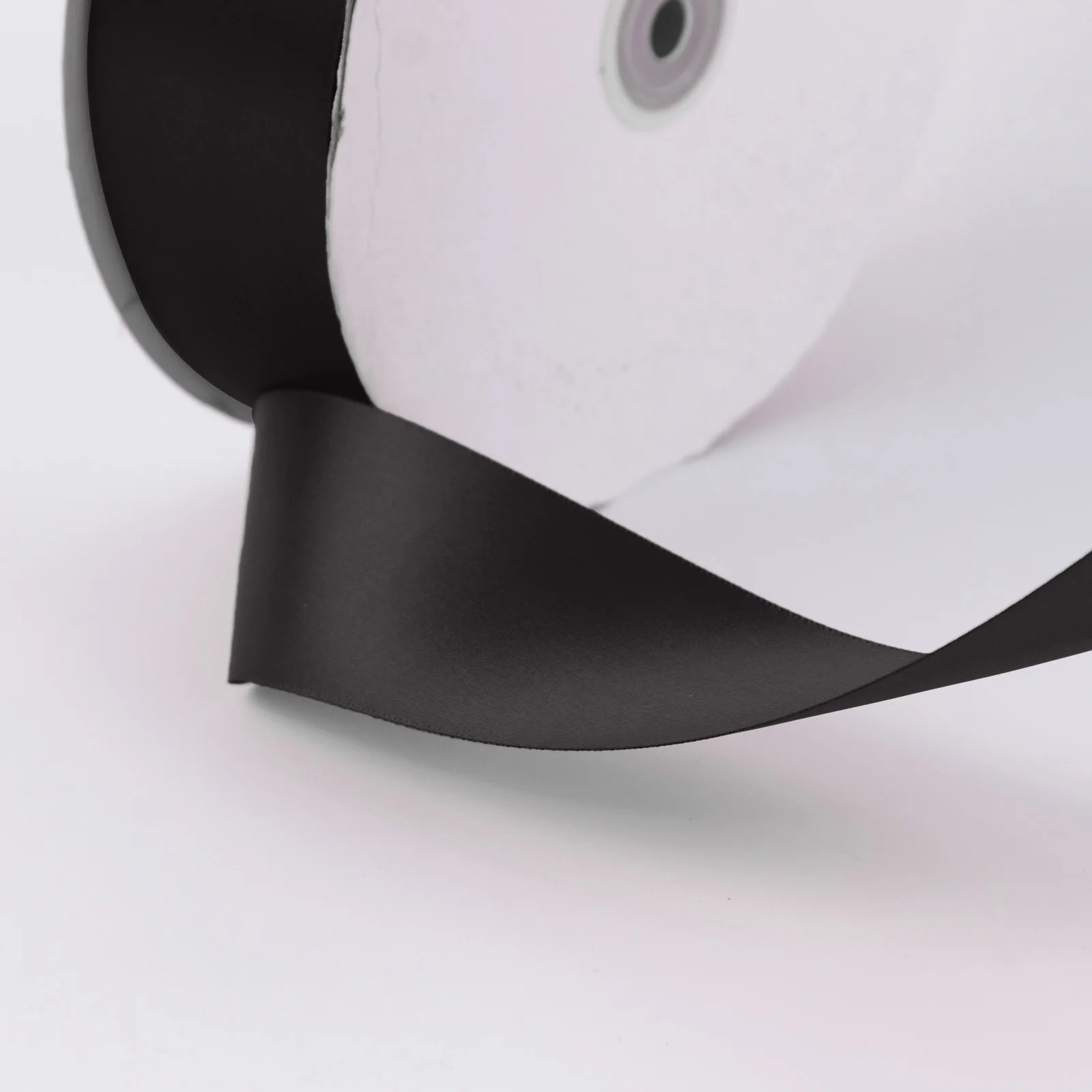 Satin Ribbon Roll 2" x 100 Yards Black – Single Face Decorative Craft Ribbon - Image 8