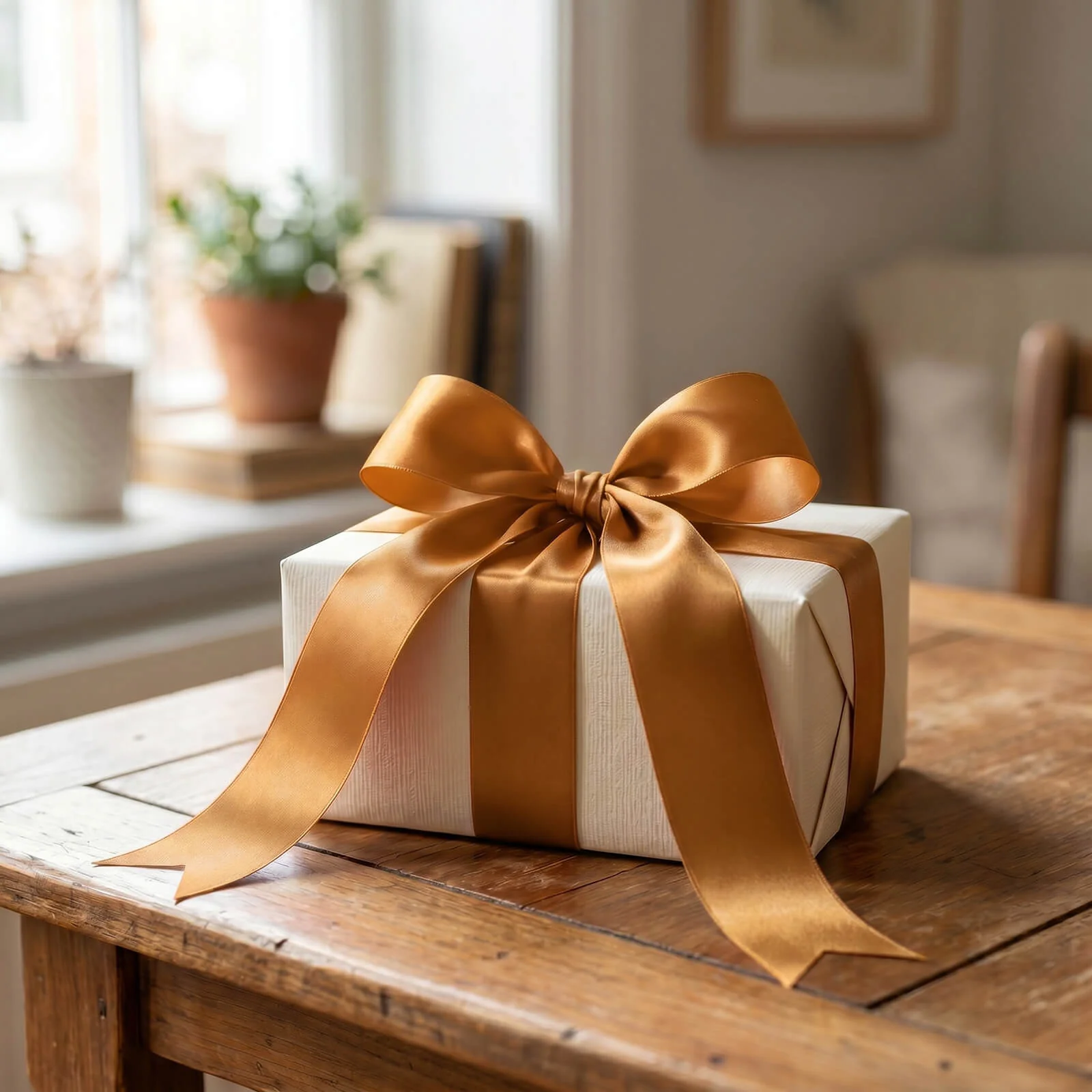 Satin Ribbon Roll 2" x 100 Yards Gold – Single Face Decorative Craft Ribbon