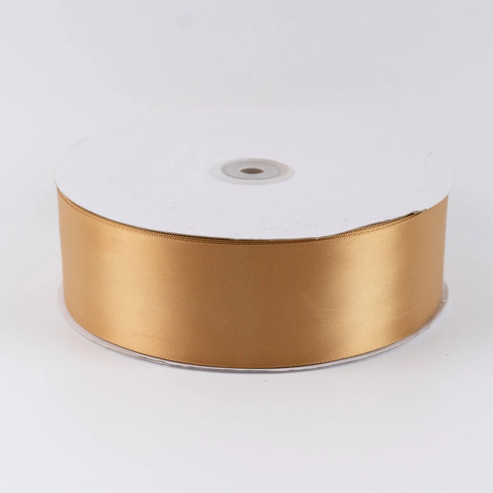 Satin Ribbon Roll 2" x 100 Yards Gold – Single Face Decorative Craft Ribbon - Image 2