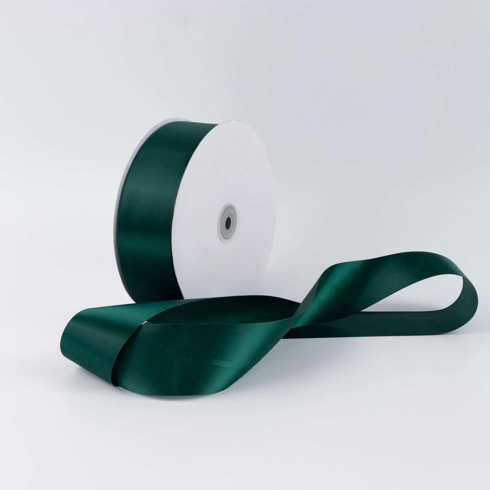 Satin Ribbon Roll 2" x 100 Yards Hunter Emerald Green – Single Face Decorative Craft Ribbon - Image 7