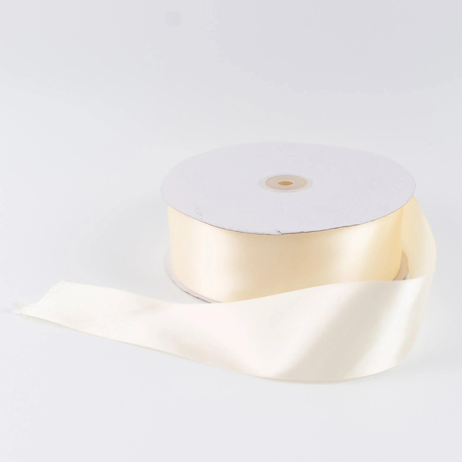 Satin Ribbon Roll 2" x 100 Yards Ivory – Single Face Decorative Craft Ribbon - Image 6
