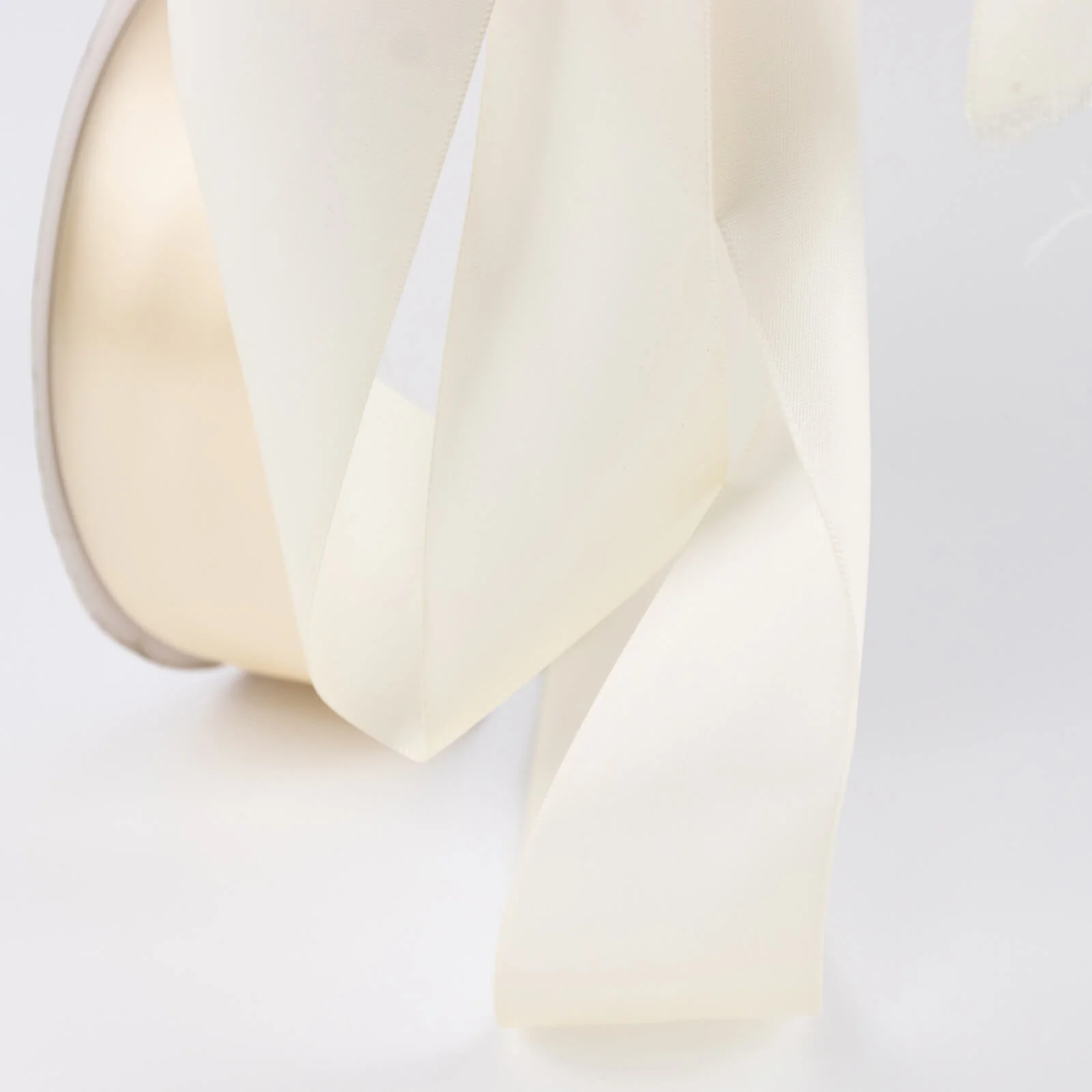 Satin Ribbon Roll 2" x 100 Yards Ivory – Single Face Decorative Craft Ribbon - Image 8