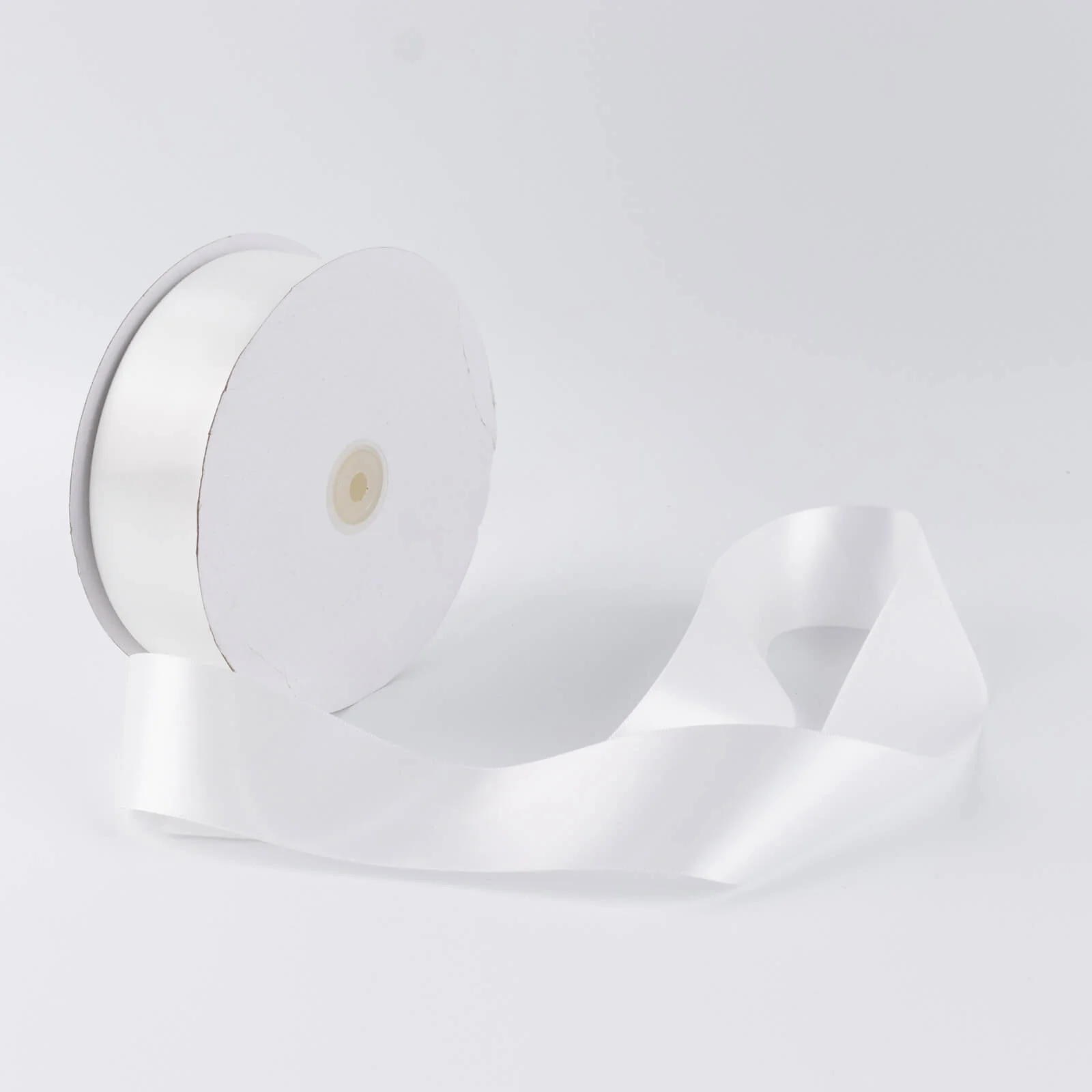 Satin Ribbon Roll 2" x 100 Yards White – Single Face Decorative Craft Ribbon - Image 7