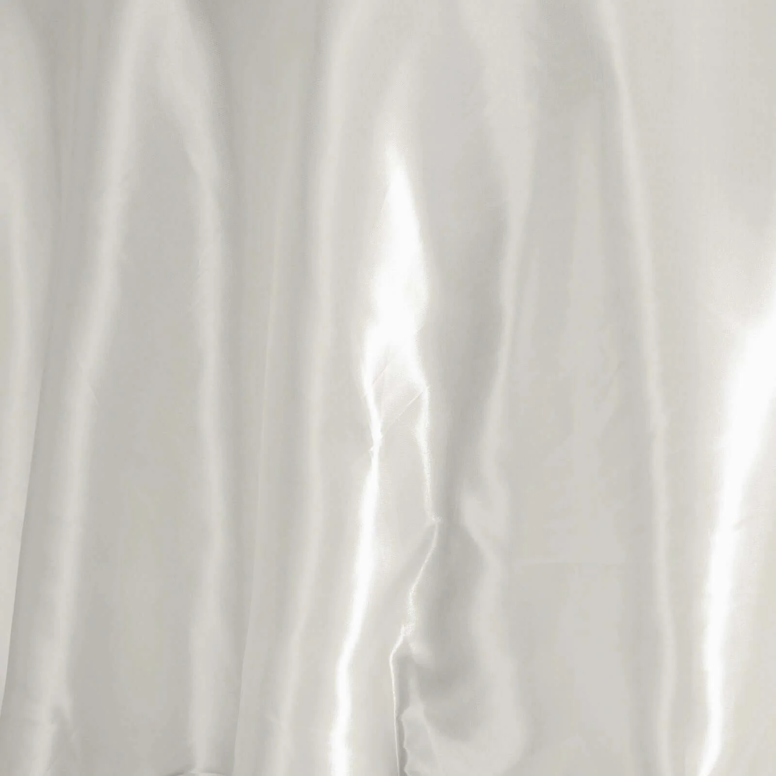 Satin Round Tablecloth 108" Ivory - Smooth & Durable Table Cover - Image 3