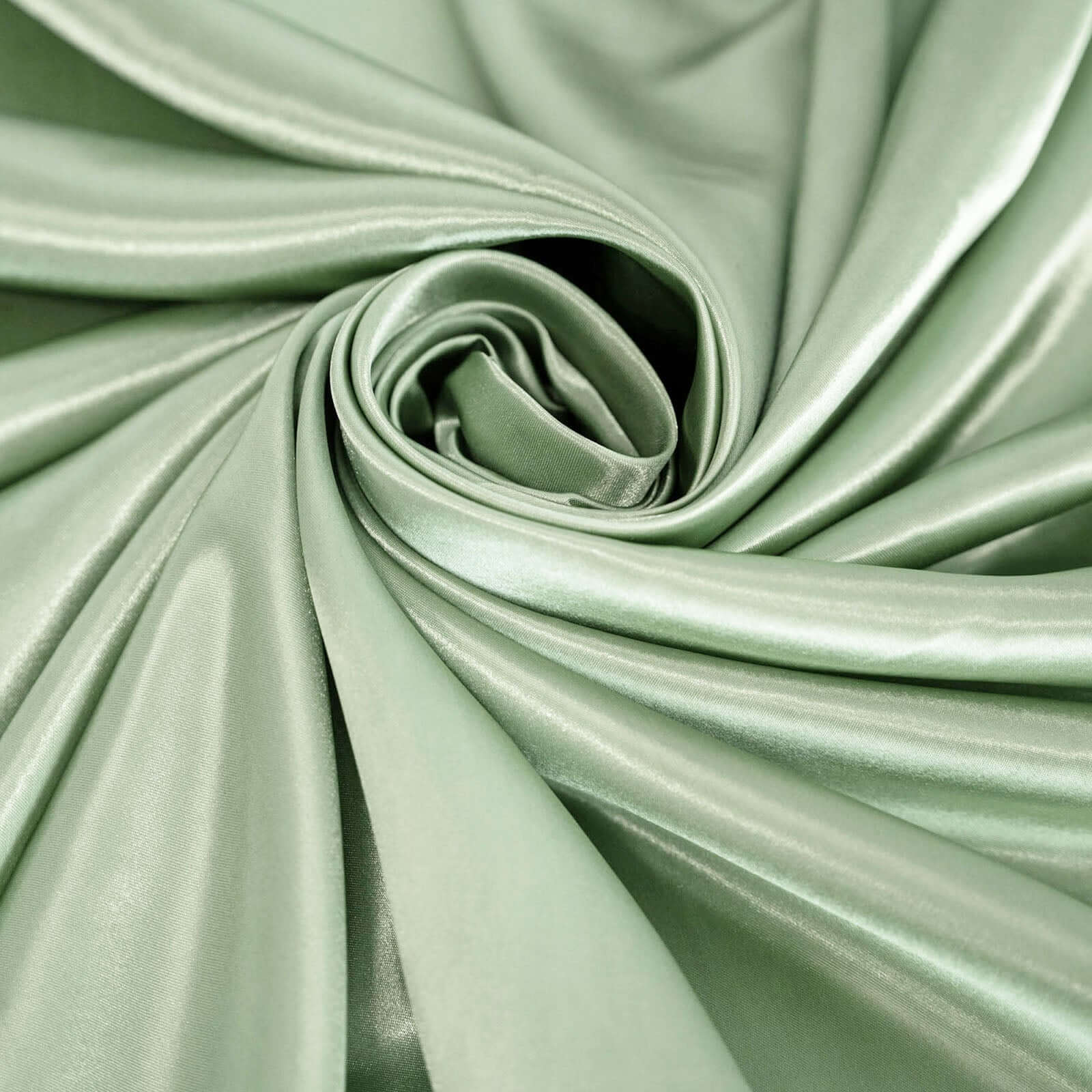 Satin Round Tablecloth 108" Sage Green - Smooth & Durable Table Cover - Image 8