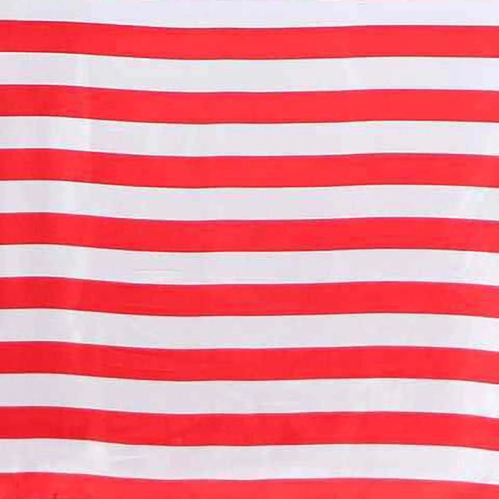 Satin Round Tablecloth 120" Red/White Striped Design - Durable & Seamless Table Cover - Image 6
