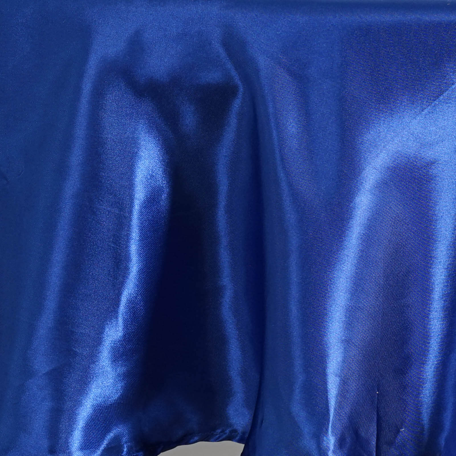 Satin Round Tablecloth 90" Royal Blue - Smooth & Durable Table Cover - Image 3
