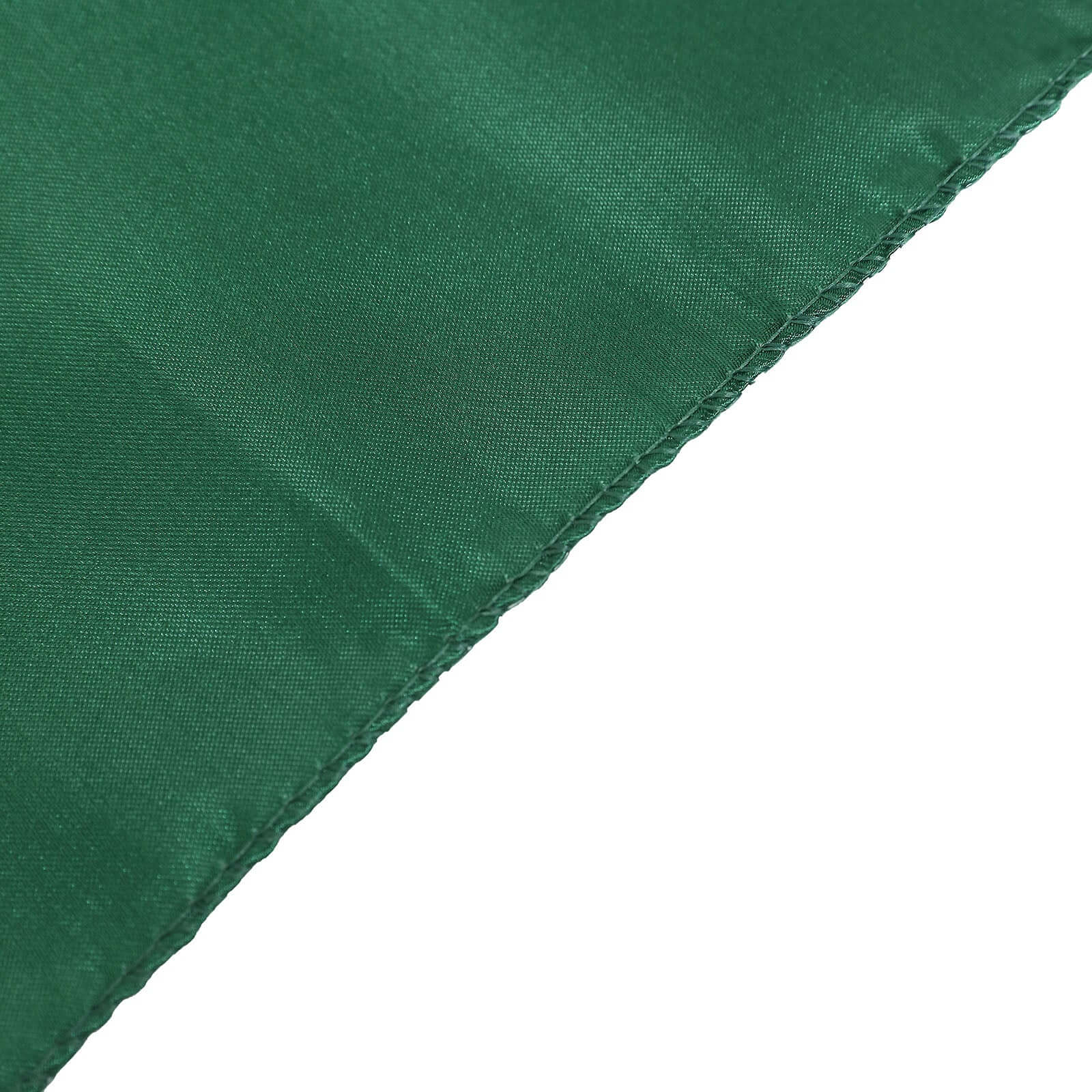 Satin Self-Tie Universal Chair Cover Hunter Emerald Green - Reusable Slip-On Slipcover for Folding, Dining, Banquet & Standard Size Chairs - Image 8