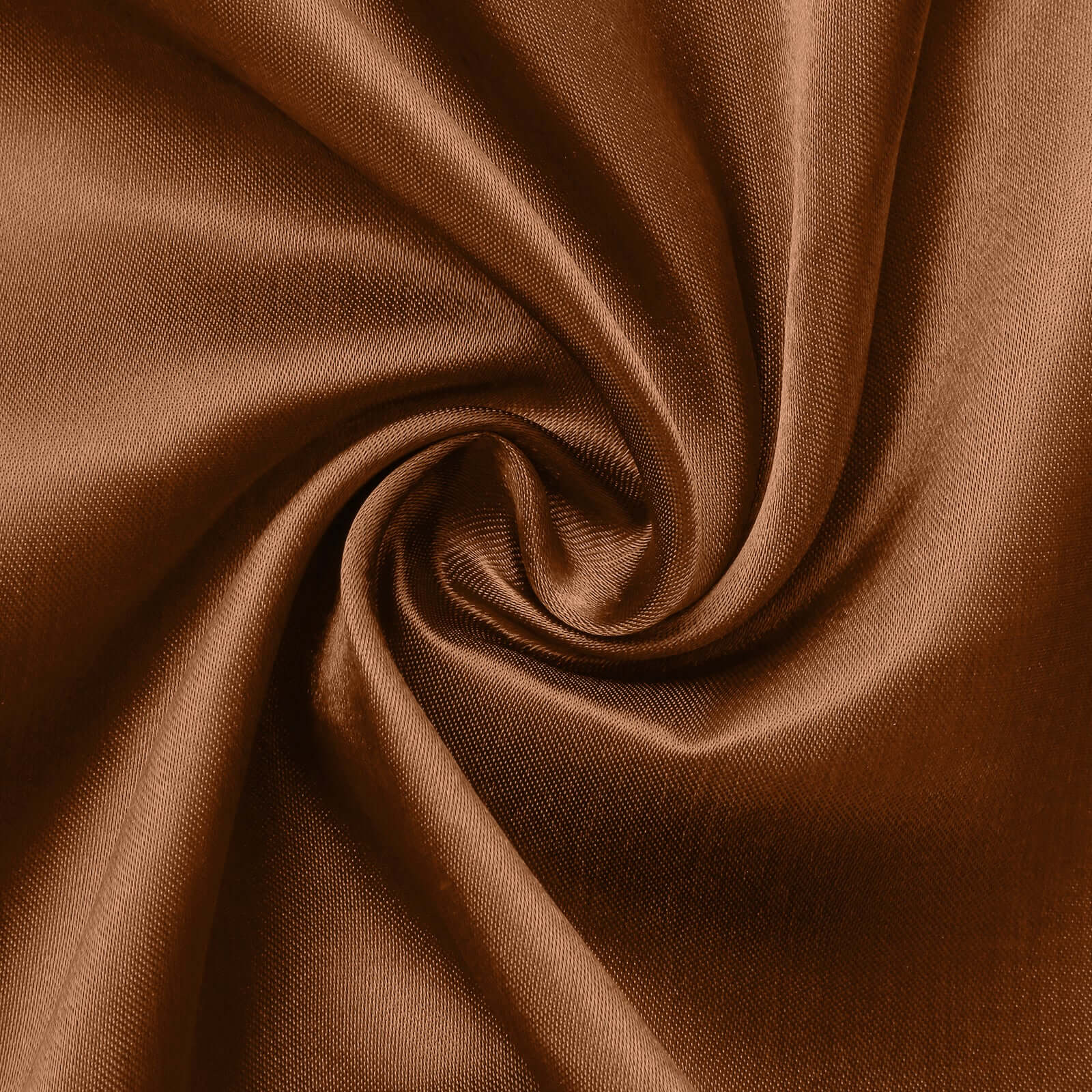 Satin Table Overlay 72"x72" Cinnamon Brown - Wrinkle Resistant & Smooth Table Topper - Image 5