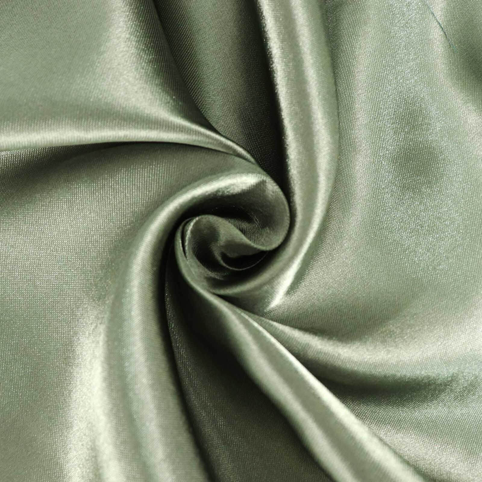 Satin Table Overlay 72"x72" Dusty Sage Green - Wrinkle Resistant & Smooth Table Topper - Image 7
