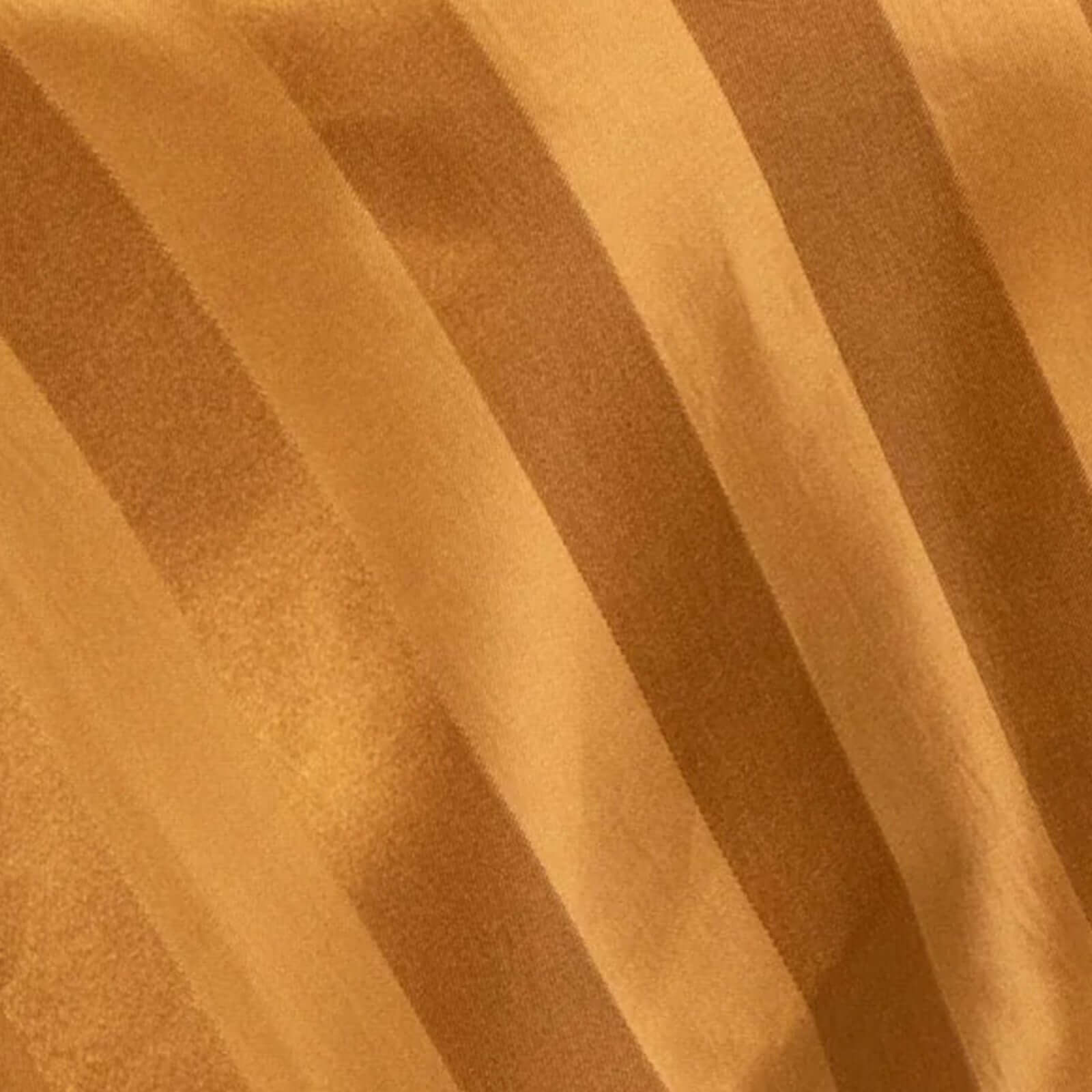 Satin Table Overlay 72"x72" Gold - Smooth Finish Stripe Table Topper - Image 6