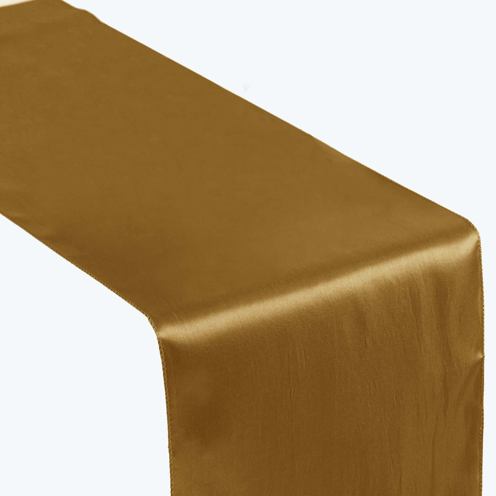 Satin Table Runner 12"x108" Gold - Stylish Table Decor for Weddings & Events - Image 7