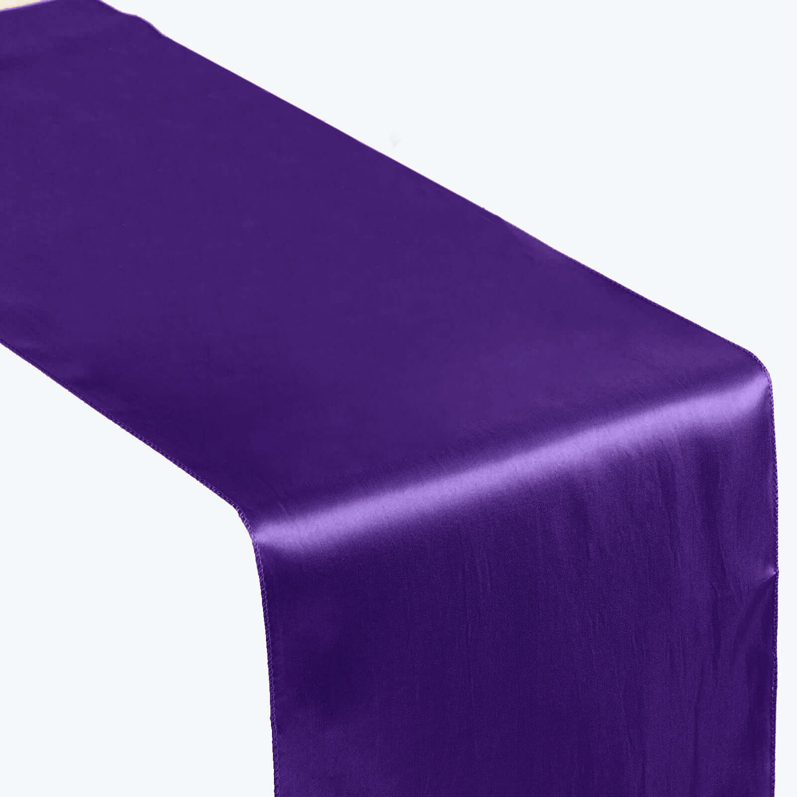 Satin Table Runner 12"x108" Purple - Stylish Table Linen - Image 8