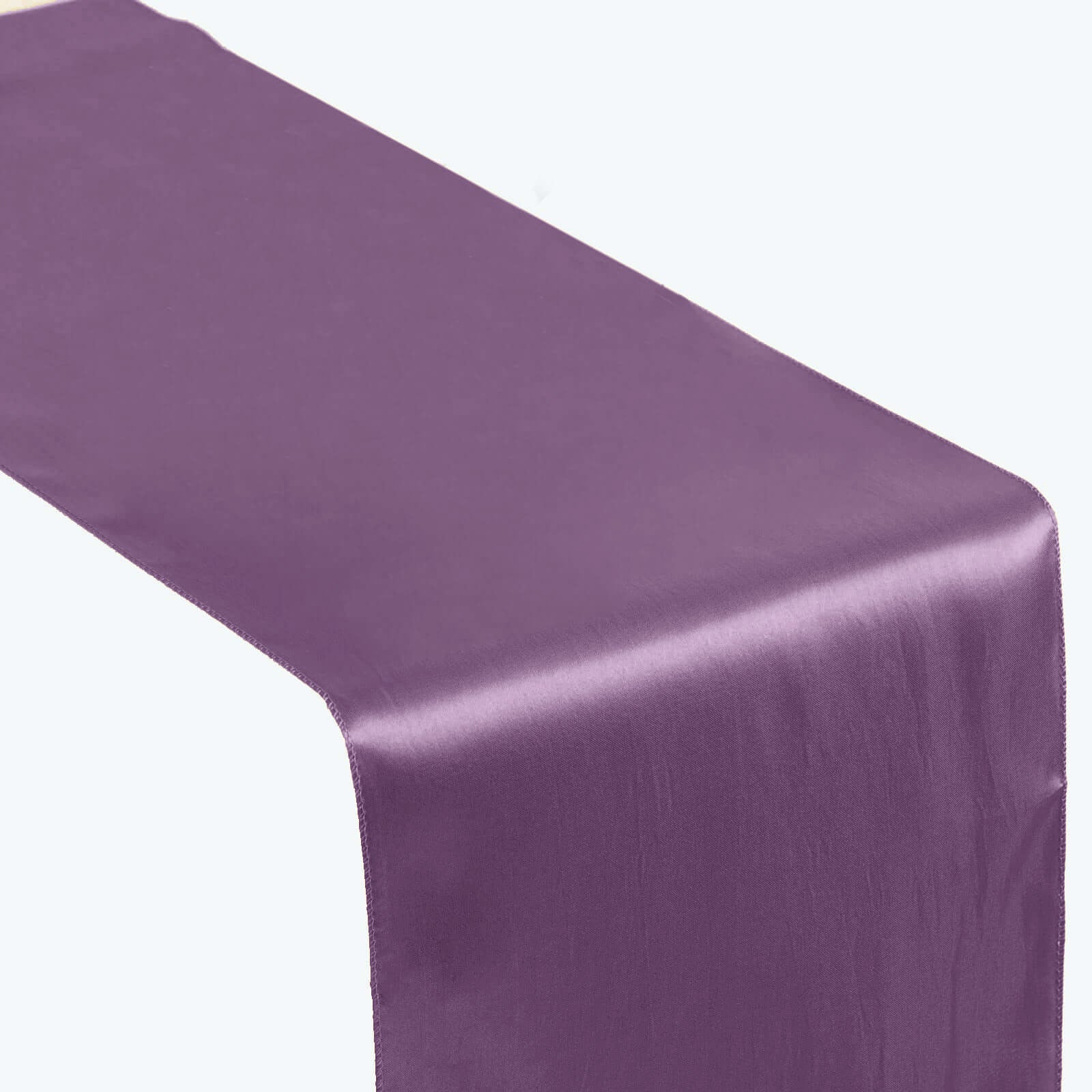 Satin Table Runner 12"x108" Violet Amethyst - Stylish Table Linen - Image 7