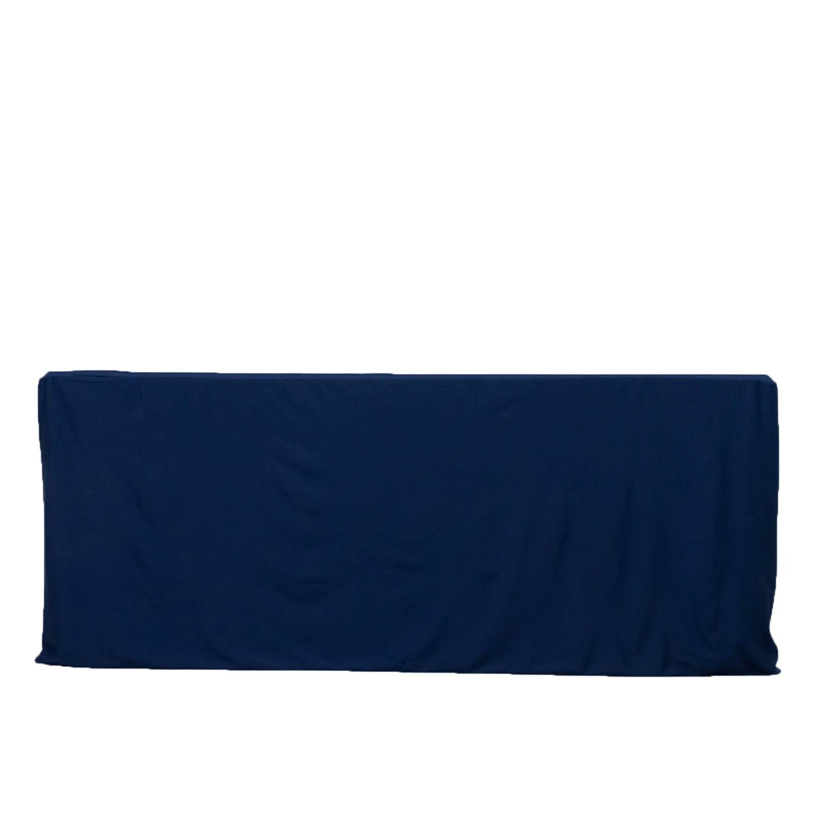 Scuba Rectangular Fitted Tablecloth 6ft Navy Blue – Wrinkle-Free, Stain Resistant - Image 7