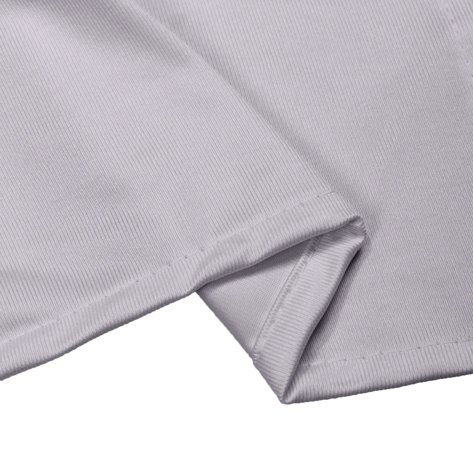 Scuba Polyester Backdrop Curtain Silver 10ftx10ft Durable Flame Resistant Wrinkle-Free Event Drape Panel With Rod Pocket - Image 7