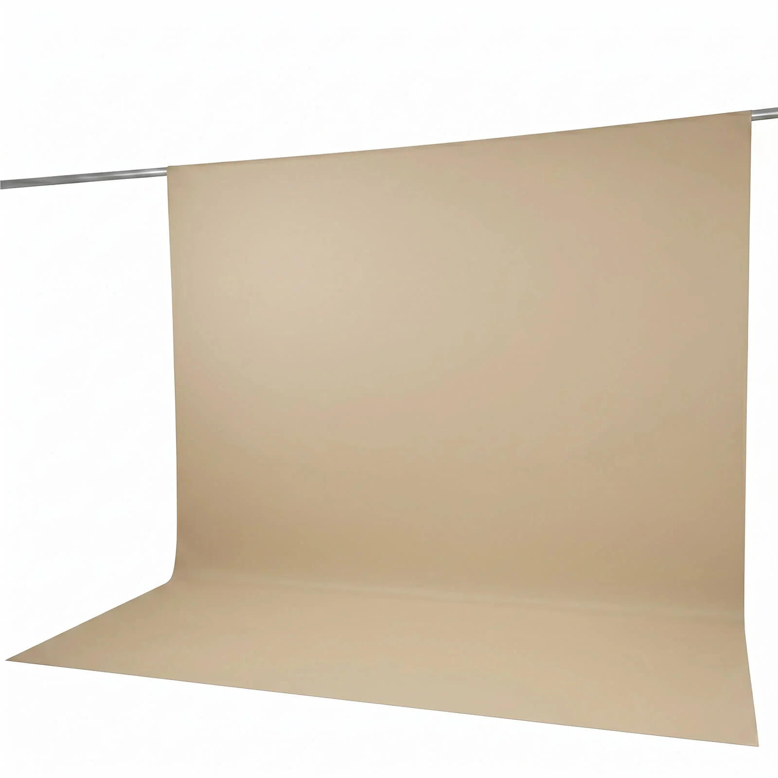 Scuba Polyester Backdrop Curtain Beige 10ftx12ft Durable Flame Resistant Wrinkle-Free Event Drape Panel With Rod Pocket - Image 6