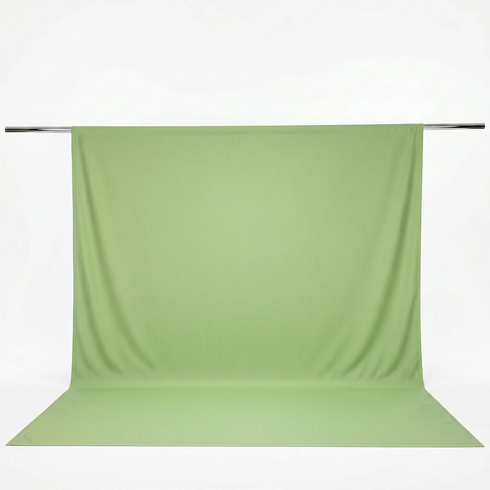 Scuba Polyester Backdrop Curtain Sage Green 10ftx12ft Durable Flame Resistant Wrinkle-Free Event Drape Panel With Rod Pocket - Image 2