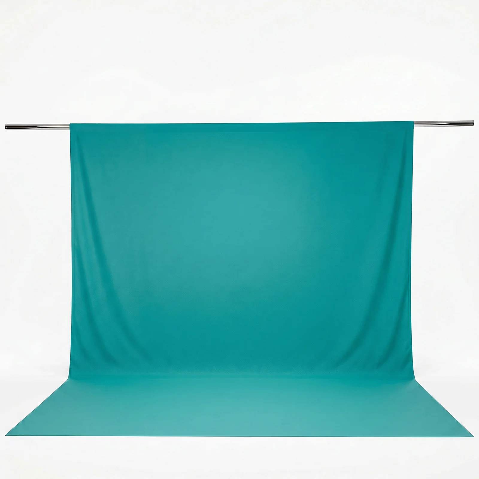 Scuba Polyester Backdrop Curtain Turquoise 10ftx12ft Durable Flame Resistant Wrinkle-Free Event Drape Panel With Rod Pocket - Image 2