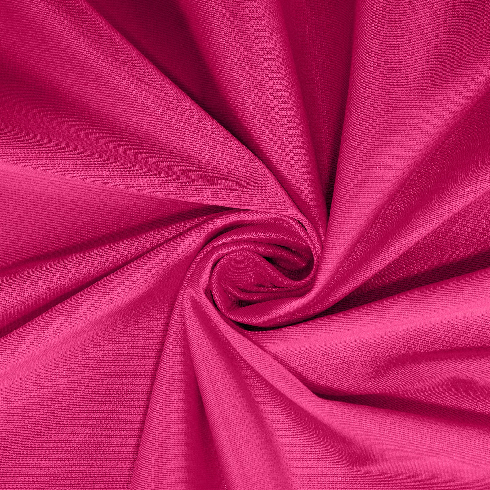Scuba Round Tablecloth 132" Fuchsia - Seamless & Wrinkle Free Table Cover - Image 9