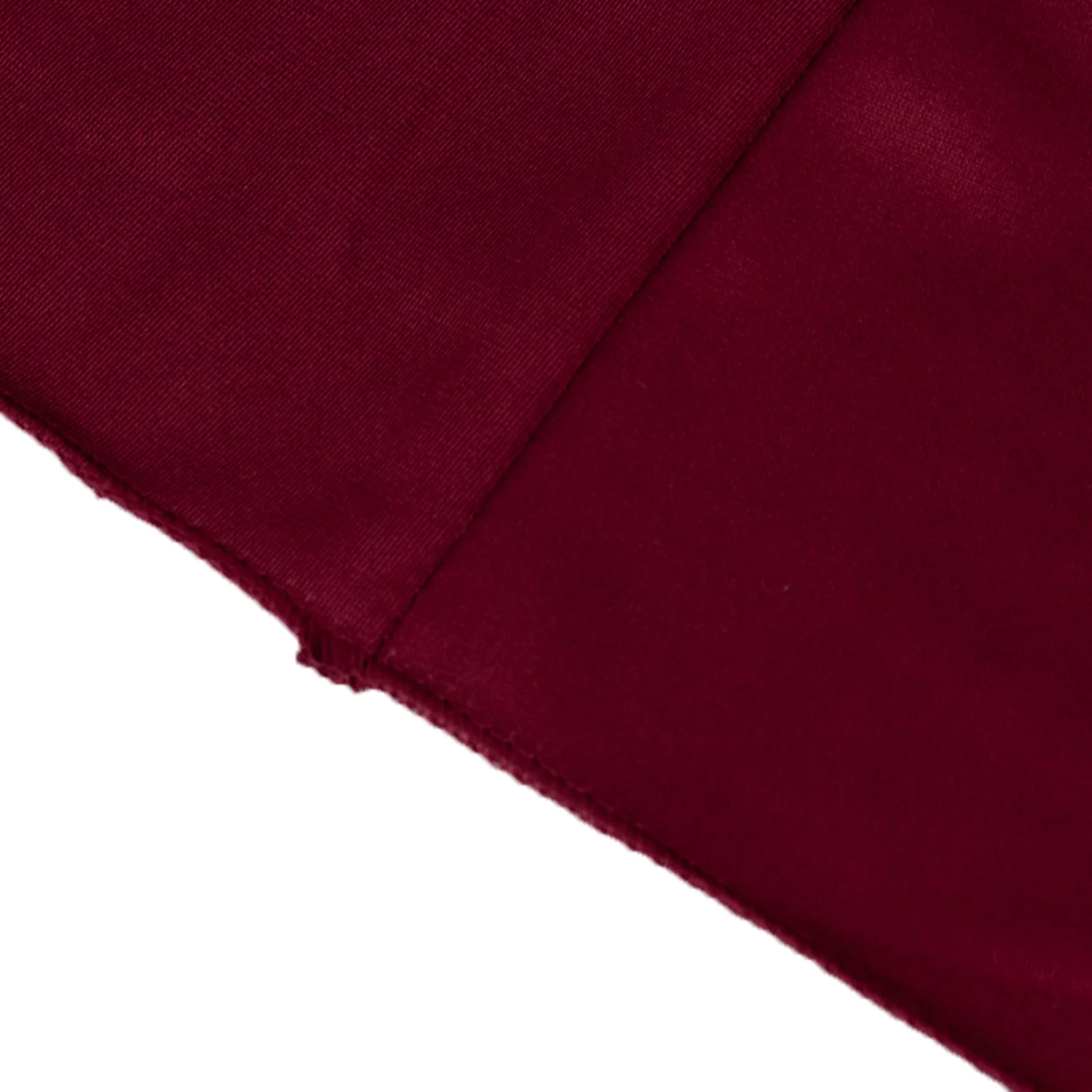 Scuba Stretch Banquet Chair Cover Burgundy - Wrinkle Free & Durable Slim Fit Slipcover - Image 7